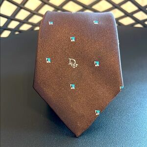 Dior Men Tie in Brown